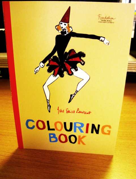 Yves St Laurent colouring book for kids at Alex and Alexa.com