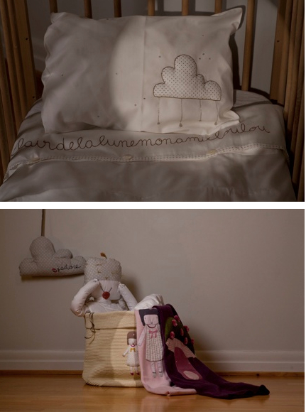 Louloueskimo bedding and accessories for girls for winter 2011
