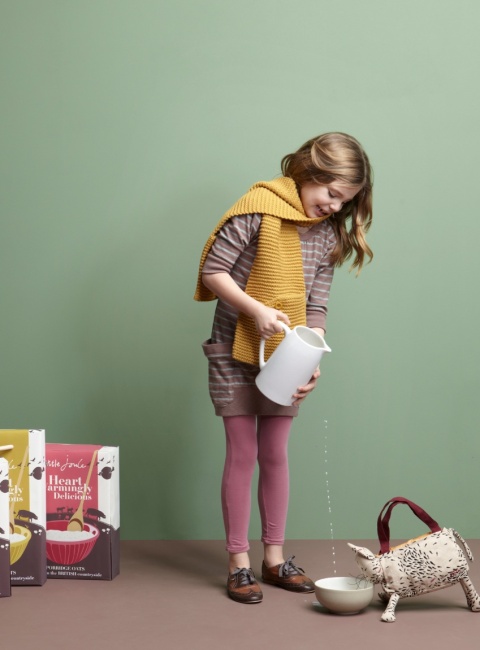 Autumn shades and new spotty cat handbag from Little Joule for winter 2011