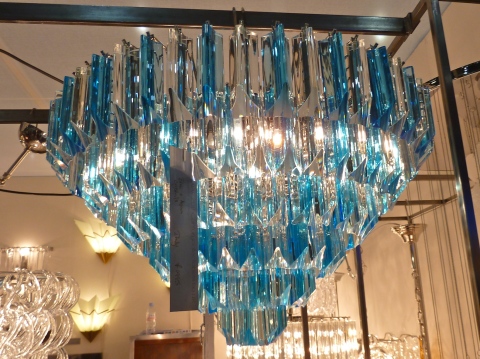 Always a great selection of vintage chandeliers from 20th Century Collectibles