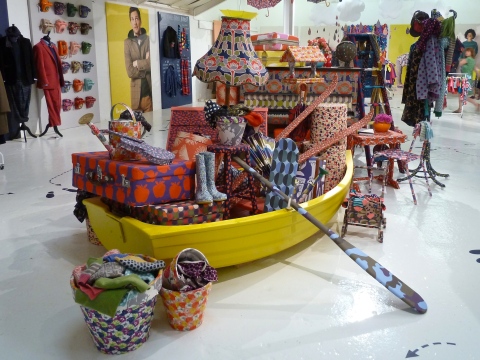 Amazing covered props centred display at Boden 2011 winter preview