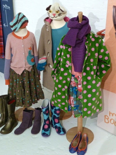 Mini Boden girl's fashion for winter 2011, spots and prints galore