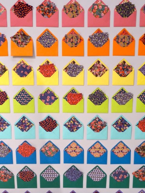 Fabulous wall display of Boden prints and patterns
