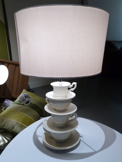 From the homewear ranges at Next I rather liked this teacup and saucer light stack