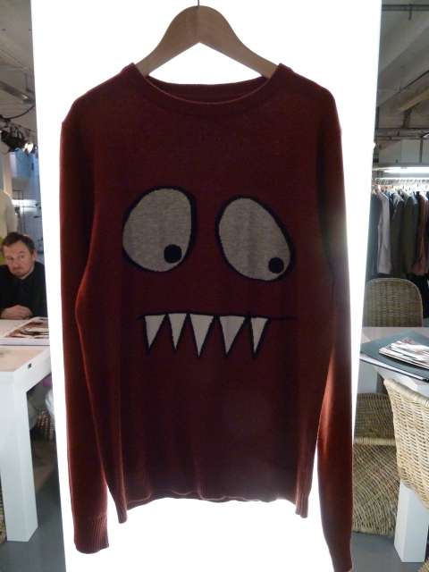 Fantastic monster sweater for boys from Next for winter 2011