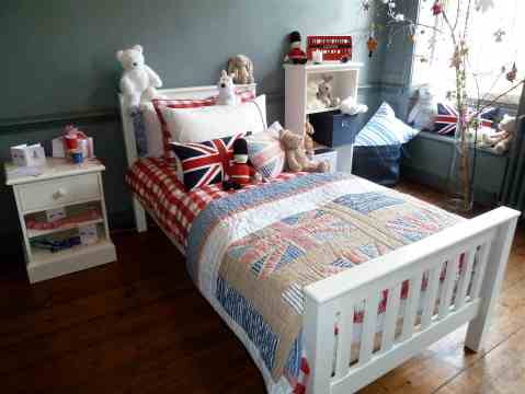 The boy's bedroom from The Little White Company for winter 2011