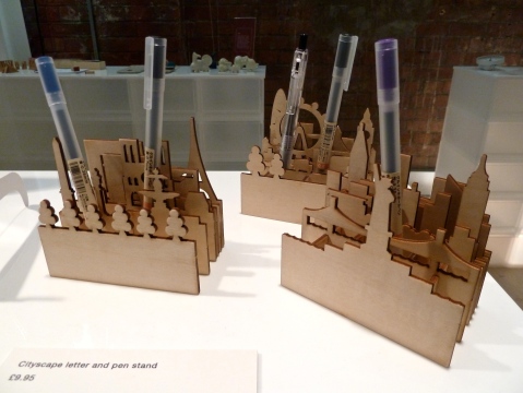 One for the adult stocking! Cityscape pen and letter holder by Muji for Christmas 2011