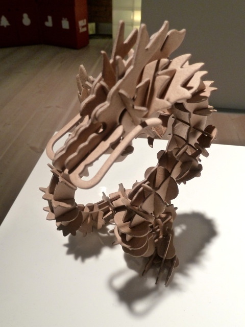 Love the new skeletal dragon to construct for Christmas 2011 at Muji