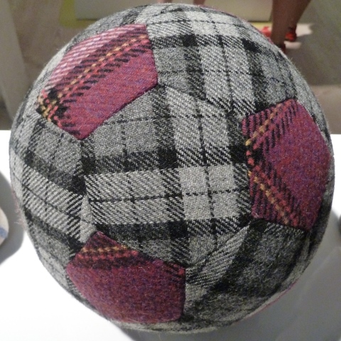 Rather fabulous tweed soft football from Muji for winter 2011