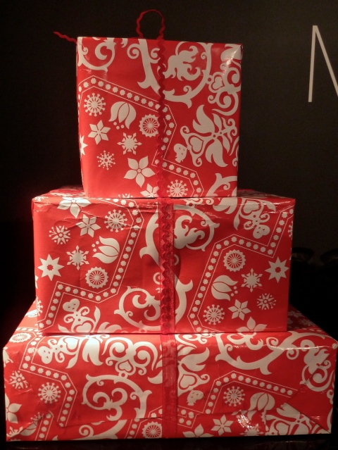 Marcel Wanders wrapping paper for Christmas 2011 at Marks and Spencer