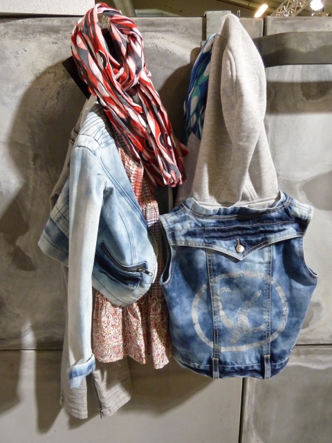 Cool textured and fitted denim pieces from Frankie and Liberty at Ciff Kids for summer 2012