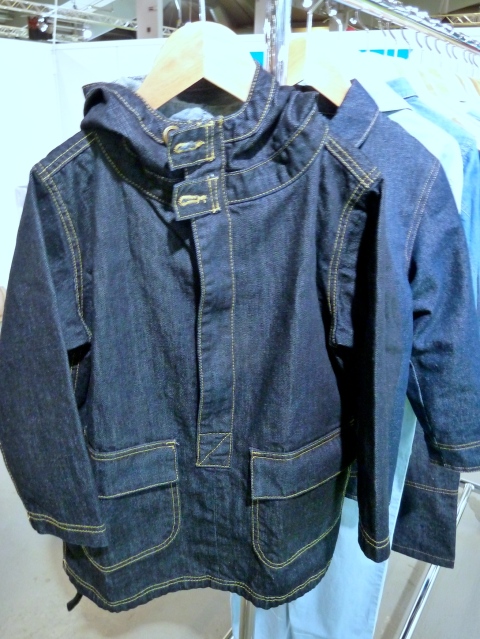 Organic denim inspired by workwear from new label BLUBLU at Ciff Kids for summer 2012