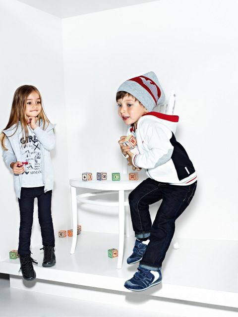 Children's casual fashion from Giorgio Armani for winter 2011