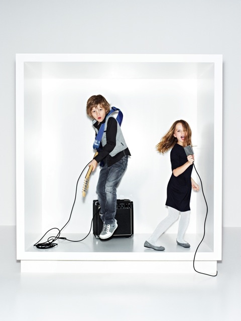 Jeans classics by Armani Junior for kids fashion winter 2011