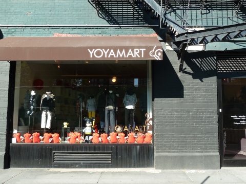 Yoyamart kids clothing and toy store at 15 Gansevoort St, NYC 10014